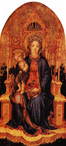 МИКЕЛЕ ДЖАМБОНО
-Мария с младенцем на троне-
Нажмите, чтобы посмотреть
в большом формате